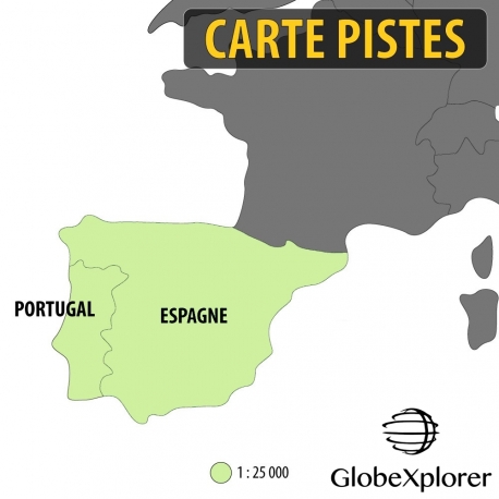 carte 1 25000 espagne Pack Ibérique : espagne et portugal 1 : 25 000