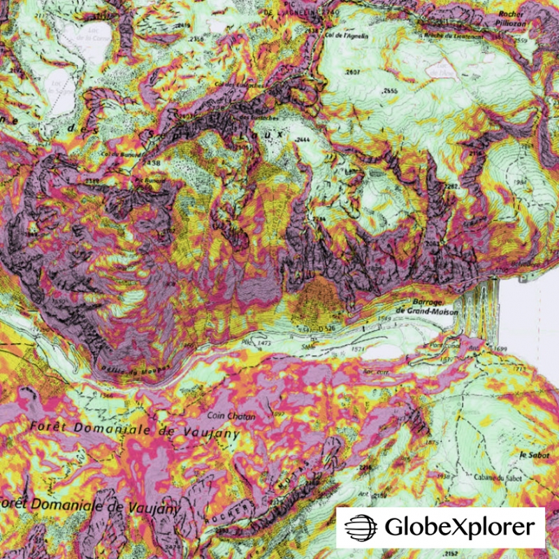 Carte Ign Au 1 25 000 Des Alpes