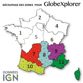 Carte IGN de la Zone 3 au 1 : 25 000 - GlobeXplorer