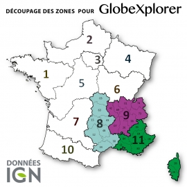 Carte IGN de la Zone 3 au 1 : 25 000 - GlobeXplorer